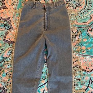 Medium  wash soft Jeans with Rhinestones